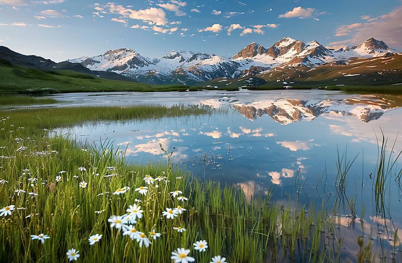 Wolkenumspielte Dolomitenspitzen von fernlichtsicht