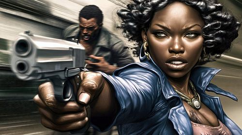 Agent secret en pleine fusillade