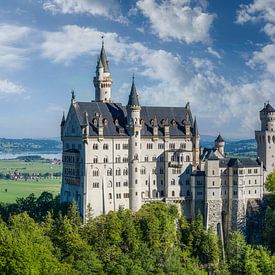 Kasteel Neuschwanstein - Beieren van Mart Houtman