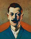 The man with the mustache by Jan Keteleer (JanKé): A Journey Beyond the Canvas thumbnail