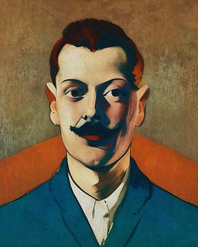 De man met de snor van Jan Keteleer (JanKé): Een reis voorbij het canvas
