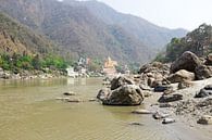 De heilige rivier de Ganges in India bij Laxman Jhula  von Eye on You Miniaturansicht