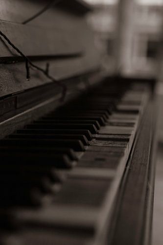 Das alte Vintage-Klavier