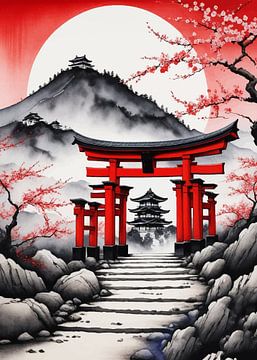 Japanische Landschaft 5 von MIROKKU