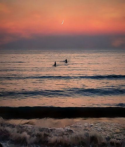 Where moon meets sea