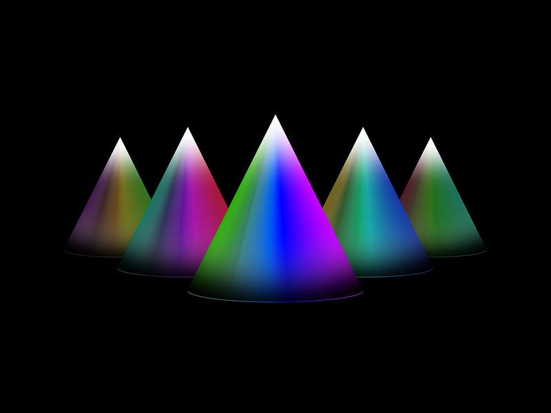 Colorcones von Henk Schellekens