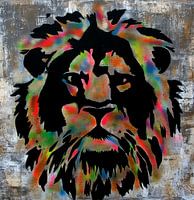 Colorful lion