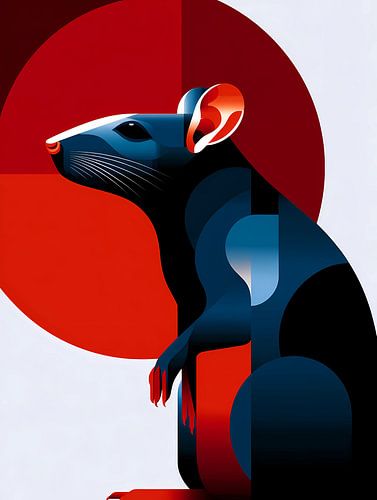 Rat - Stijlvolle collectie dierensilhouetten,