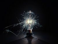 Sprankelende lamp