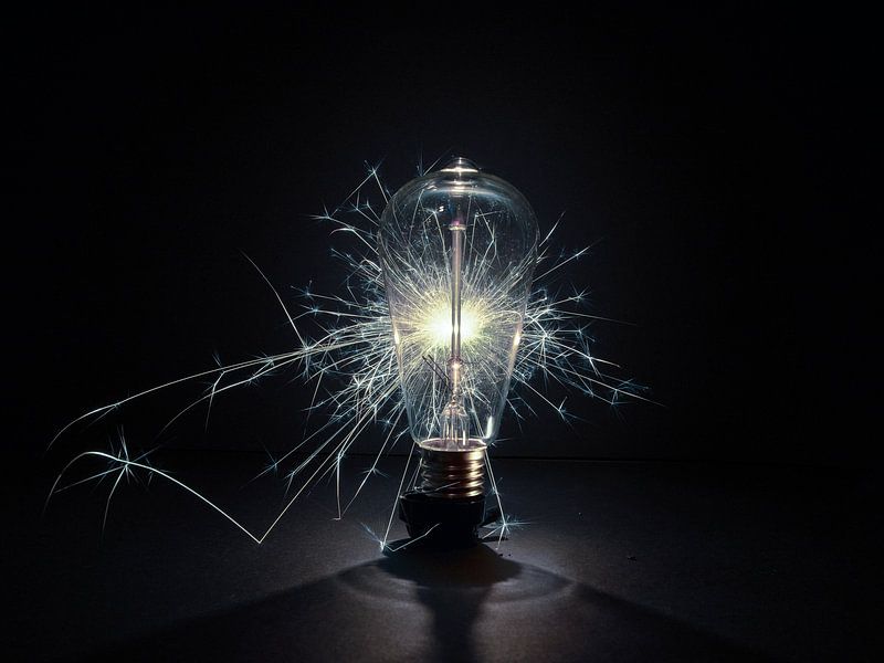 Sparkling lamp by Aandenken in Beeld