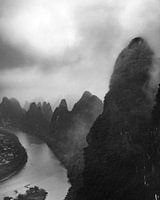 Vues de paysages karstiques en Chine