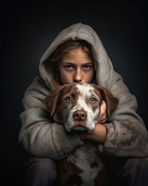 L'amour des chiens par fernlichtsicht