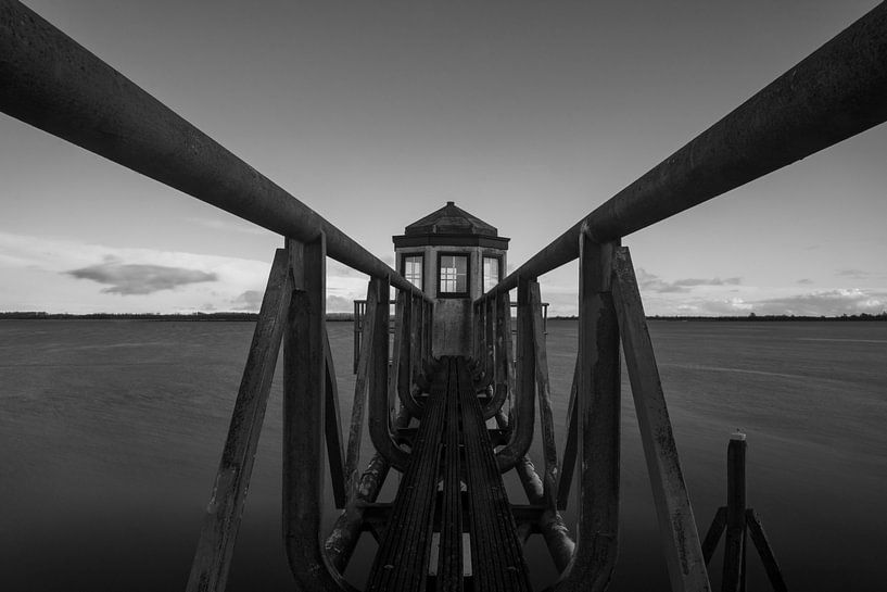 Vuurtoren Lauwersmeer van Lucas Planting