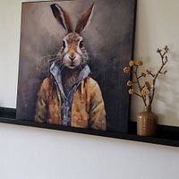 Klantfoto: Haas van De Mooiste Kunst, als artframe