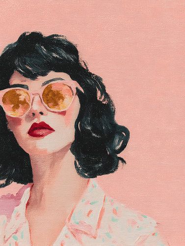 Summer Portrait with Sunglasses