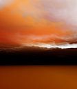 Orangefarbene Sonnenuntergänge von Angel Estevez Miniaturansicht