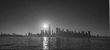 New York City skyline at sunset, United States of America by Patrick Groß