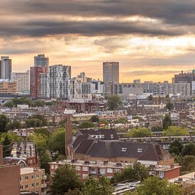 Panorama view Rotterdam van Pritish Ramkisoen