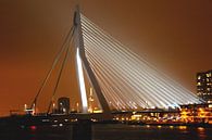 Erasmusbrücke bei Nacht von Fotografia PB Miniaturansicht