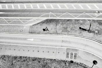 street silhouette in France
