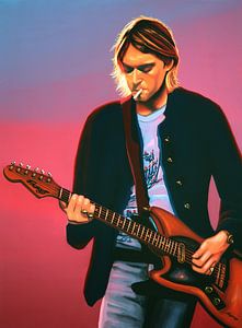 Kurt Cobain schilderij