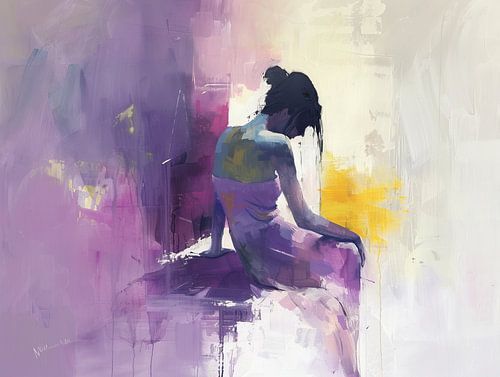 Vrouwen Schilderij Kunst | Serenity Shift