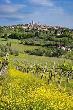 San Gimignano, Toscane sur Walter G. Allgöwer