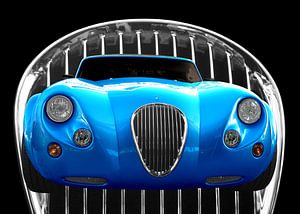 Wiesmann Roadster MF3 in blue color