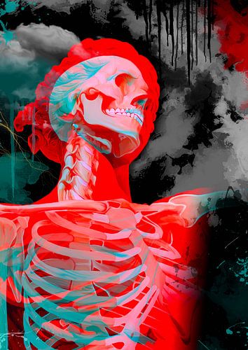 Double exposition de la statue