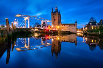 Zierikzee during the blue hour