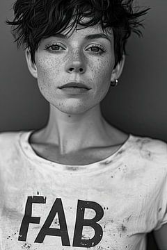 Freckled Charm : Fabuleux portrait en noir et blanc sur Dave