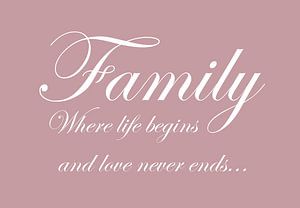 Tekst Family - Roze van Sandra Hazes