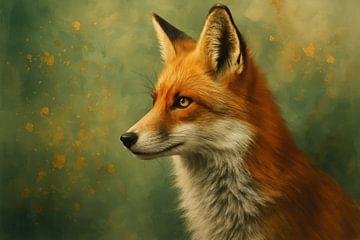 Fuchs mit warmen Akzenten von Imperial Art House
