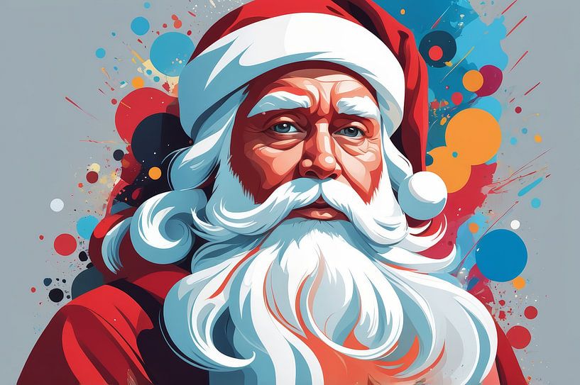 kerstman van hisam colours