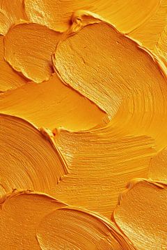 Farbtextur in Orange Energie Ausdrucksstarke Striche von Eva Lee