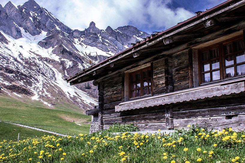 Berghut in de Franse Alpen van Ingrid van Sichem