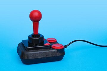 joystick classic black with red buttons by Markus Gann