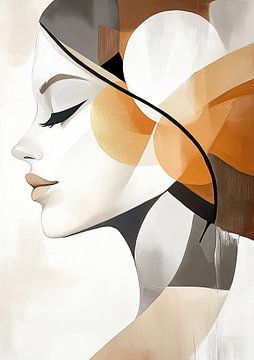 Vrouw | Geometric Dream van Zen en Meer