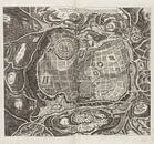 Jerusalem, Karte, BIBLIA GERMANICA, 1686 von Atelier Liesjes Miniaturansicht