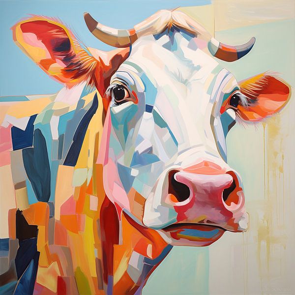Cows Modern 52970 by ARTEO Paintings