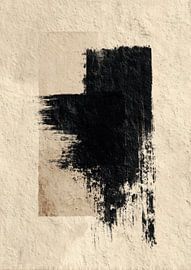 Abstraktes Ink-Wash Design von Niklas Maximilian