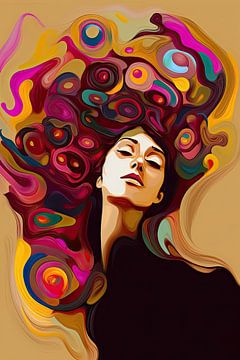 Abstract woman by Imagine