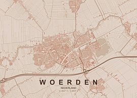 Map of Woerden by Stef van Campen