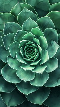 Emerald Succulent by ByNoukk