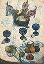 Stilleben mit drei Welpen, Paul Gauguin von Meisterhafte Meister Miniaturansicht