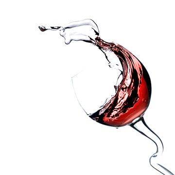 Splashing red wine by Andreas Berheide Photography