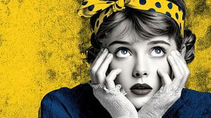 Verlorene Unschuld – Pop-Art Portrait zwischen Nostalgie und Dramatik