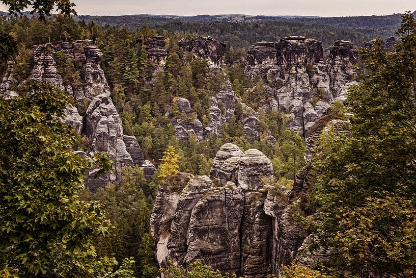 Bastei Elbsandsteingebirge by Rob Boon