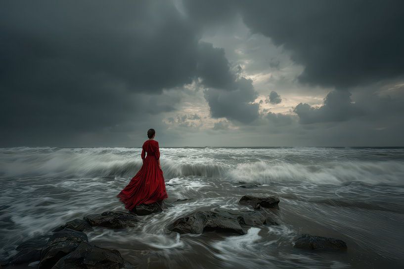 la femme et la mer par Egon Zitter