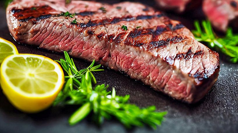 frisches Steak vom Grill Illustration 02 von Animaflora PicsStock